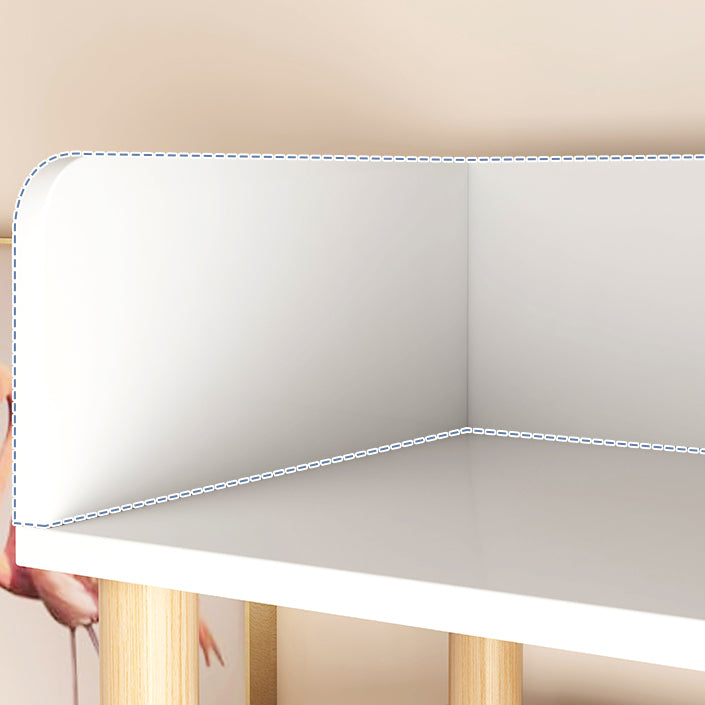 Modern Style Bookshelf Engineer Wood Open Back Bookcase for Home