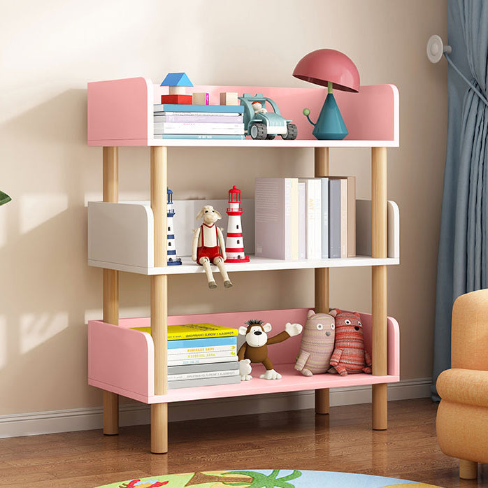 Modern Style Bookshelf Engineer Wood Open Back Bookcase for Home