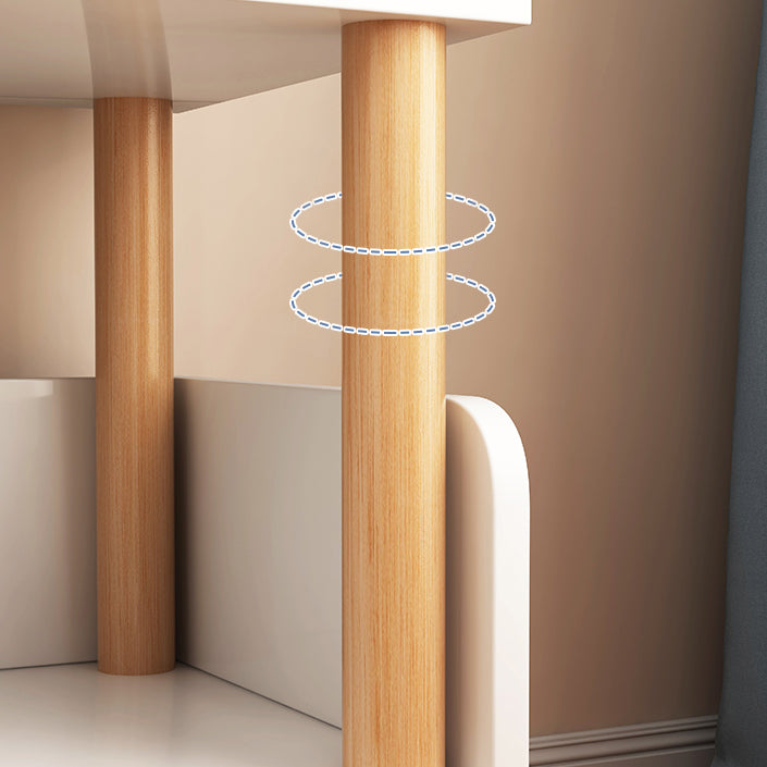 Modern Style Bookshelf Engineer Wood Open Back Bookcase for Home