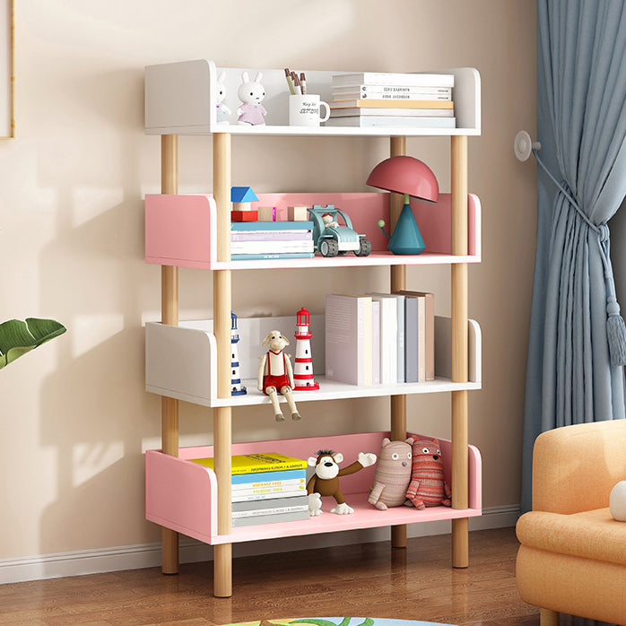 Modern Style Bookshelf Engineer Wood Open Back Bookcase for Home