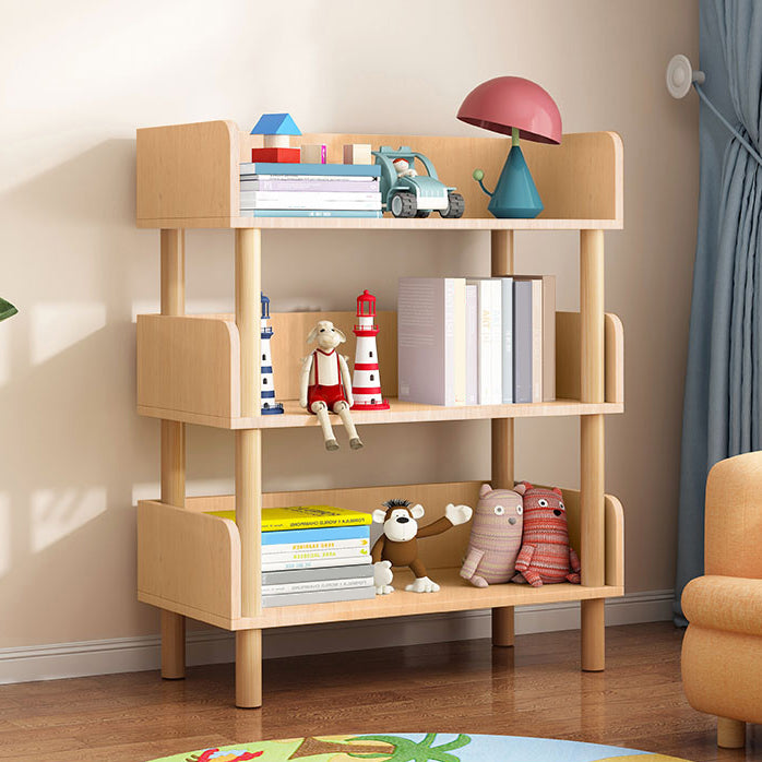 Modern Style Bookshelf Engineer Wood Open Back Bookcase for Home