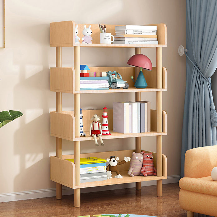 Modern Style Bookshelf Engineer Wood Open Back Bookcase for Home