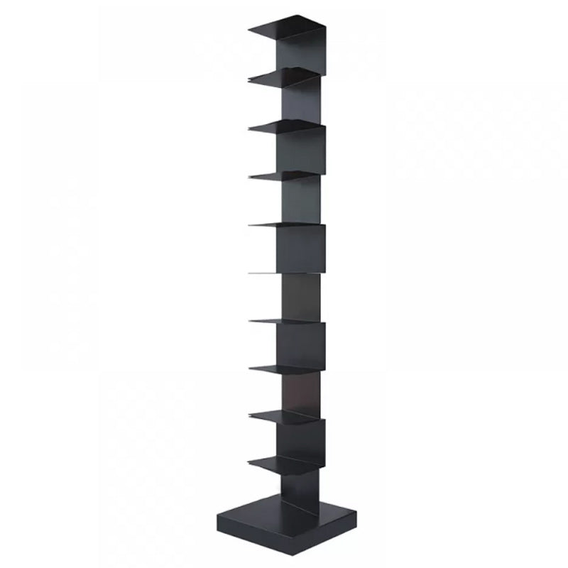 Invisible Bookshelf Contemporary Style Closed Back Bookcase for Home and Office