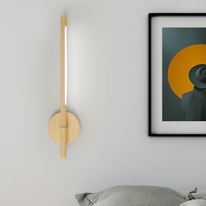 Tubular Wall Mounted Light Simple Style Acrylic Yellow Sconce Light in Warm/White/Natural Light