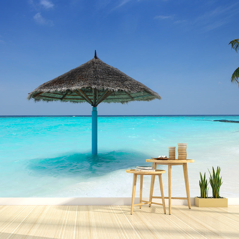 Sea Beach Photography Decorative Wallpaper Living Room Mural Wallpaper