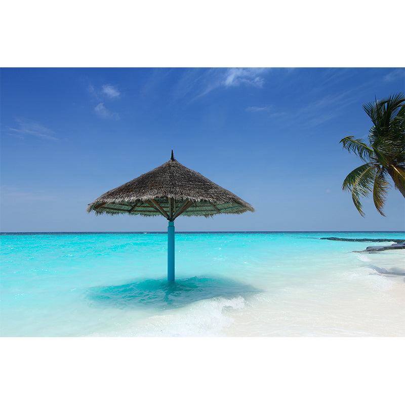 Sea Beach Photography Decorative Wallpaper Living Room Mural Wallpaper