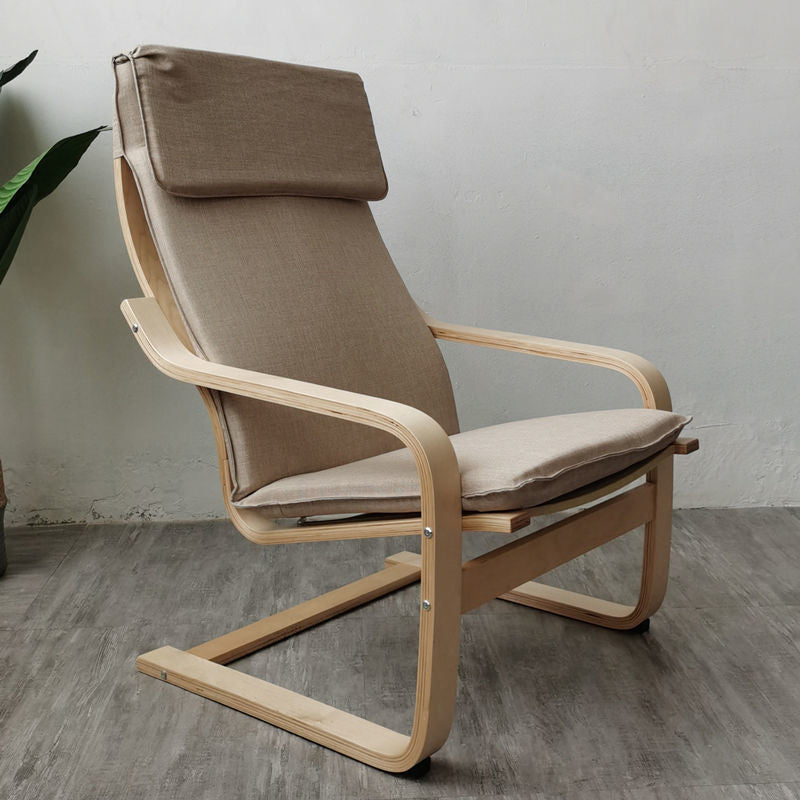 26.77"L x 32.28"W x 38.58"H Modern Cushion Back Sloped Arms  Chair