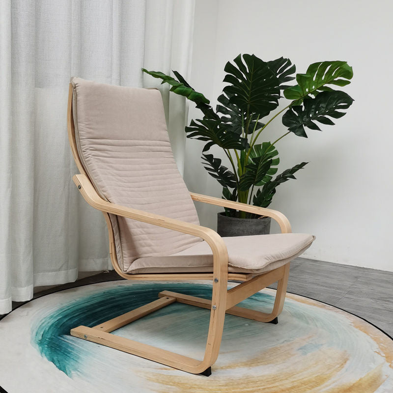 26.77"L x 32.28"W x 38.58"H Modern Cushion Back Sloped Arms  Chair