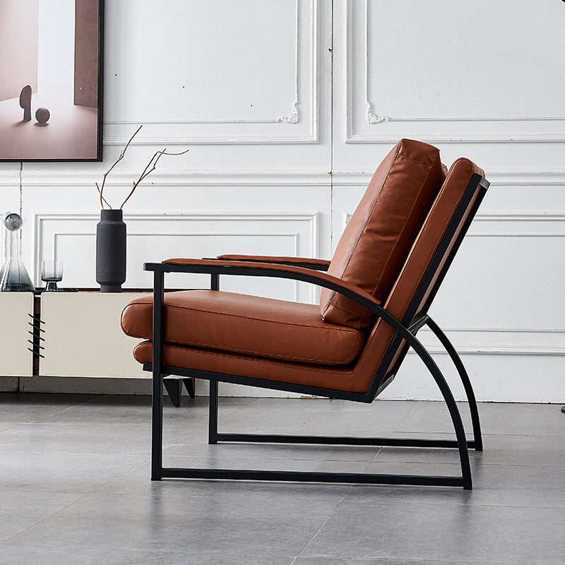 29.53"L x 32.68"W x 30.71"H Contemporary Pillow Top Arms Cushion Back Chair