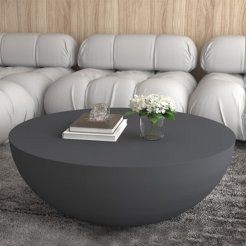Modern Round Coffee Table Wooden Cocktail Table for Living Room