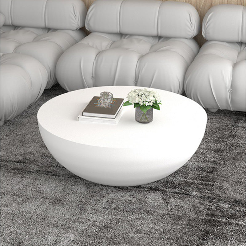Modern Round Coffee Table Wooden Cocktail Table for Living Room