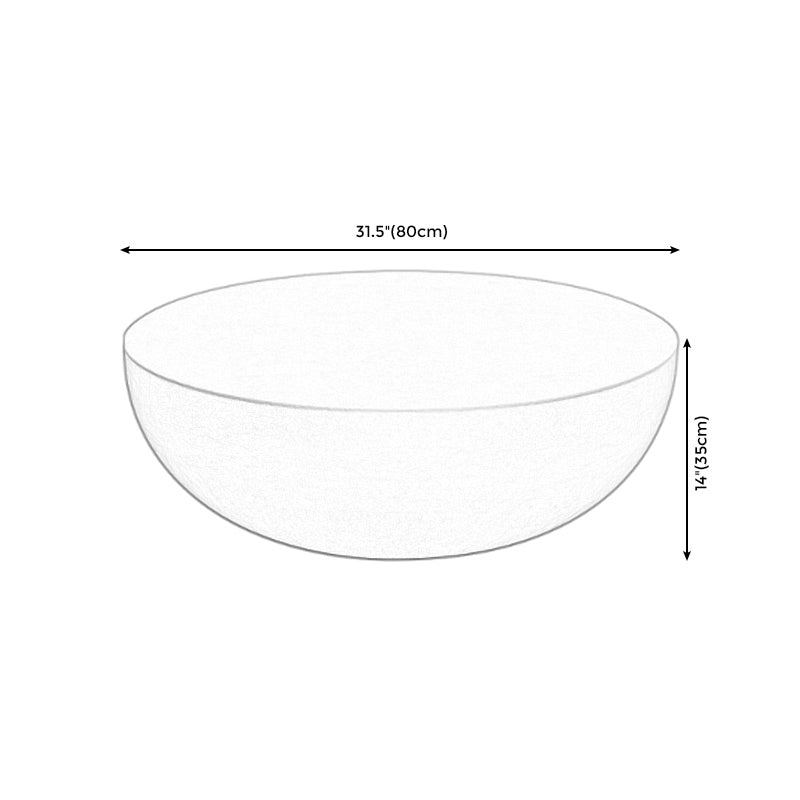 Modern Round Coffee Table Wooden Cocktail Table for Living Room