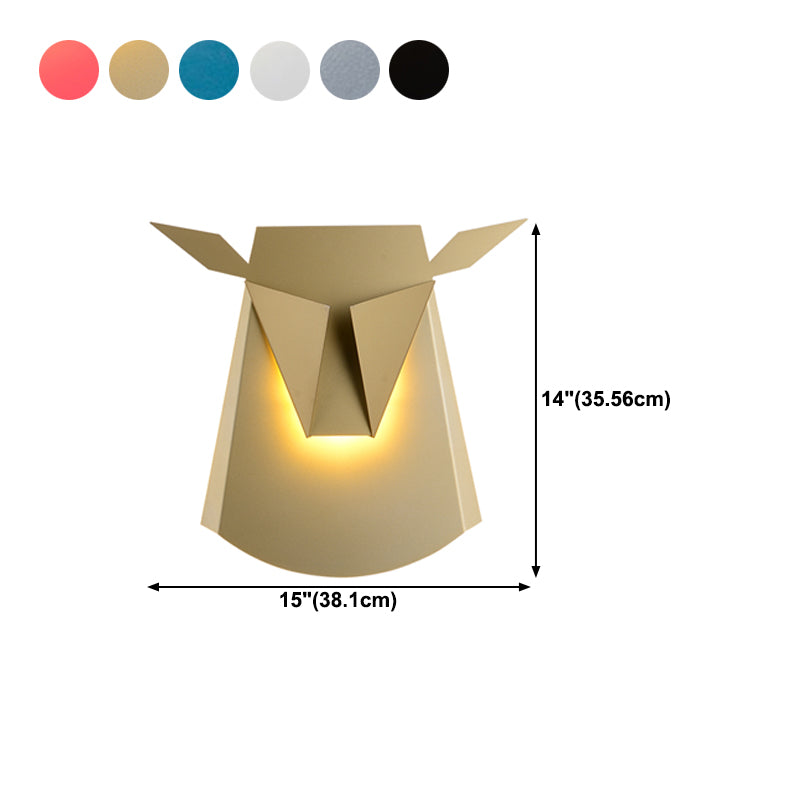 1 Light Geometric Wall Lights Modern Style Metal Wall Lighting Ideas