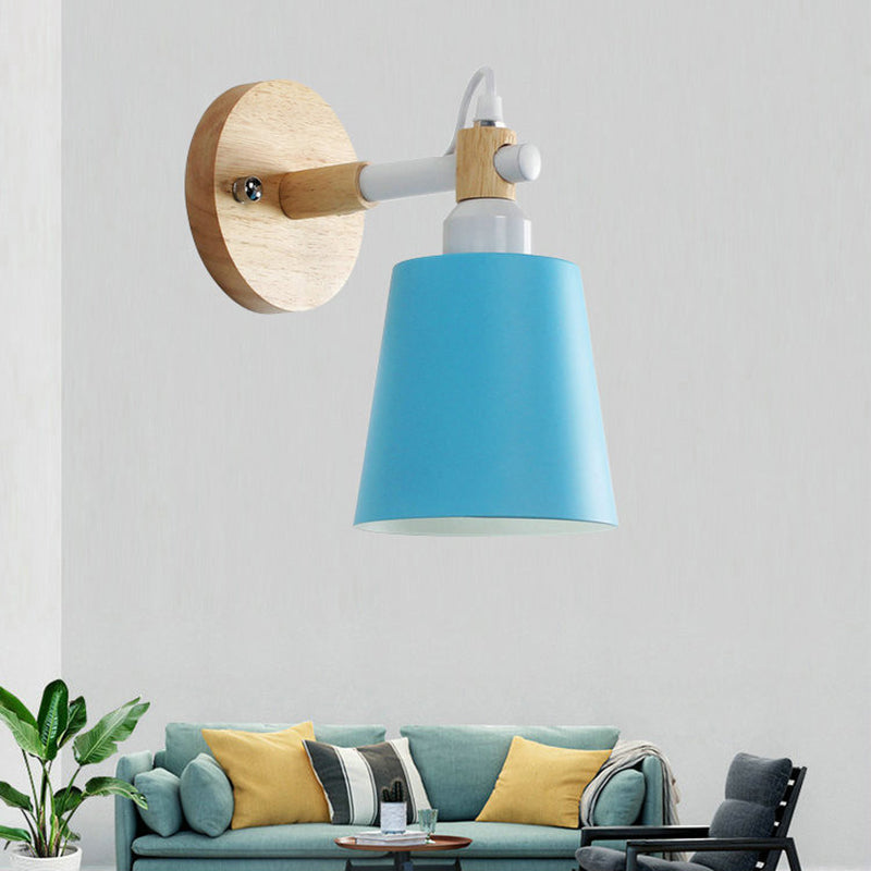 1-Light Geometric Wall Lighting Modern Style Metal Wall Lighting Ideas