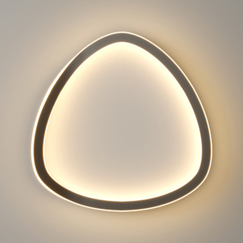 Metal Geometric Shape Wall Mount Lighting Modern 1-Light Wall Mounted Light Fixture