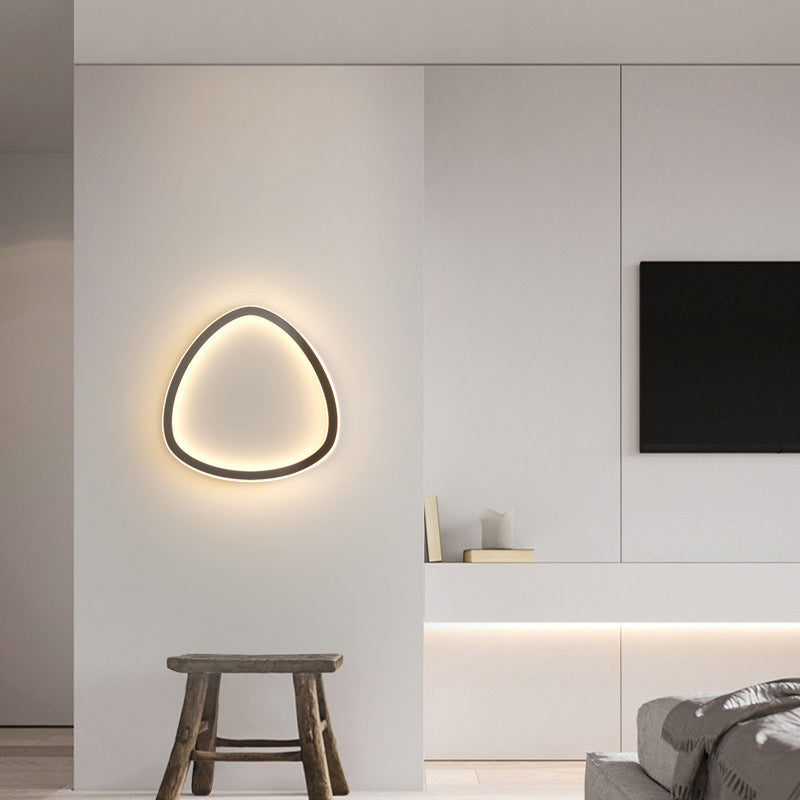 Metal Geometric Shape Wall Mount Lighting Modern 1-Light Wall Mounted Light Fixture
