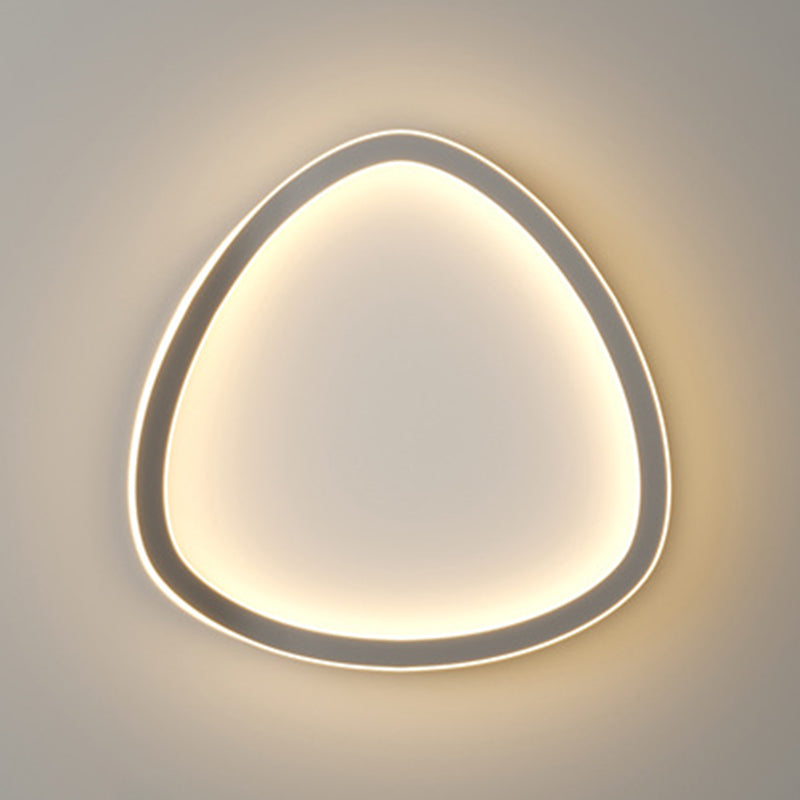 Metal Geometric Shape Wall Mount Lighting Modern 1-Light Wall Mounted Light Fixture