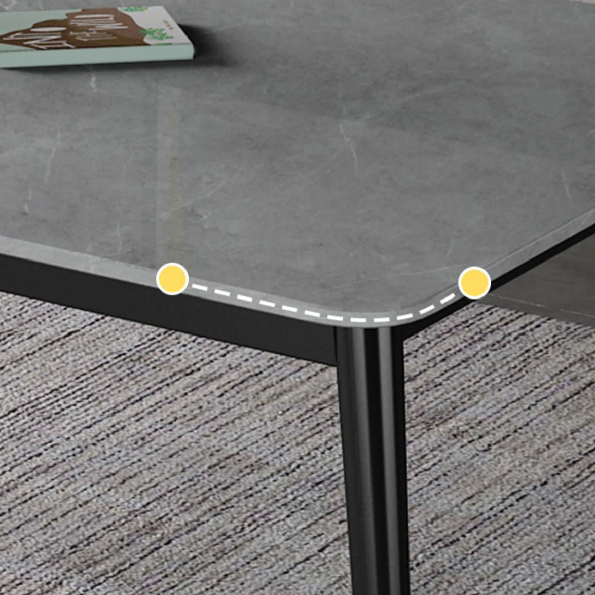 Modern Rectangle Dining Table Set 1/2/3/5/7 Pieces Dinette Set with Sintered Stone Top