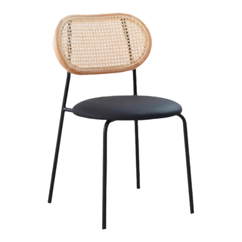 Armless Dining Chairs Industrial Kitchen Side Chairs for Dining Room