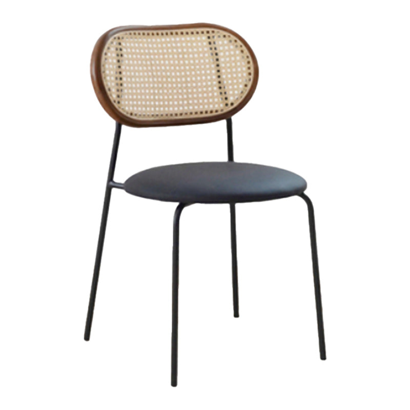 Armless Dining Chairs Industrial Kitchen Side Chairs for Dining Room