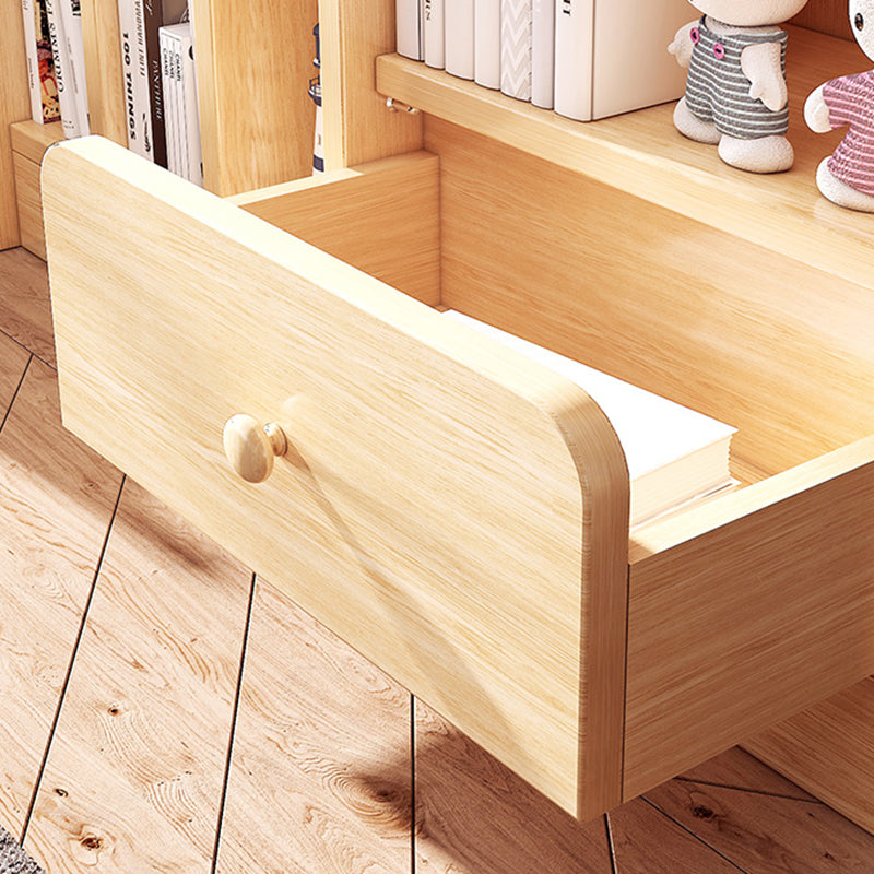 Modern & Contemporary Bookcase Closed Back Bookshelf for Study Room