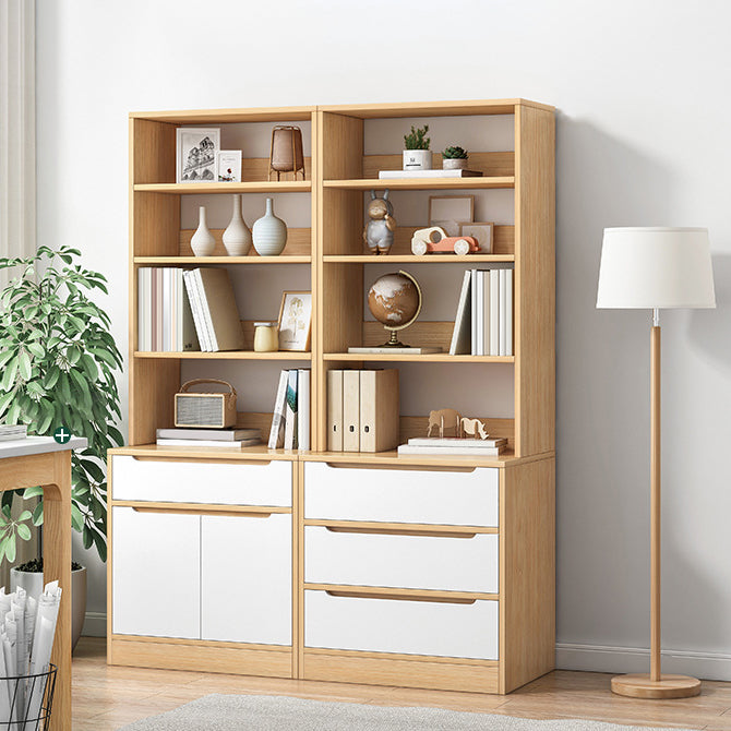 Vertical Shelf Bookcase Engineered Wood Book Shelf for Study Room