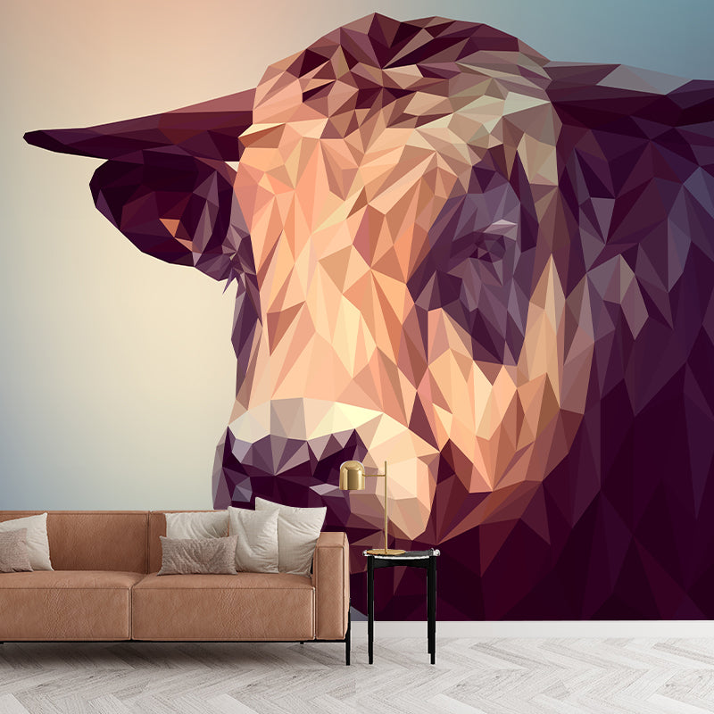 Eco-friendly Photography Abstract Animal Wall Mural Drawing Room Wallpaper