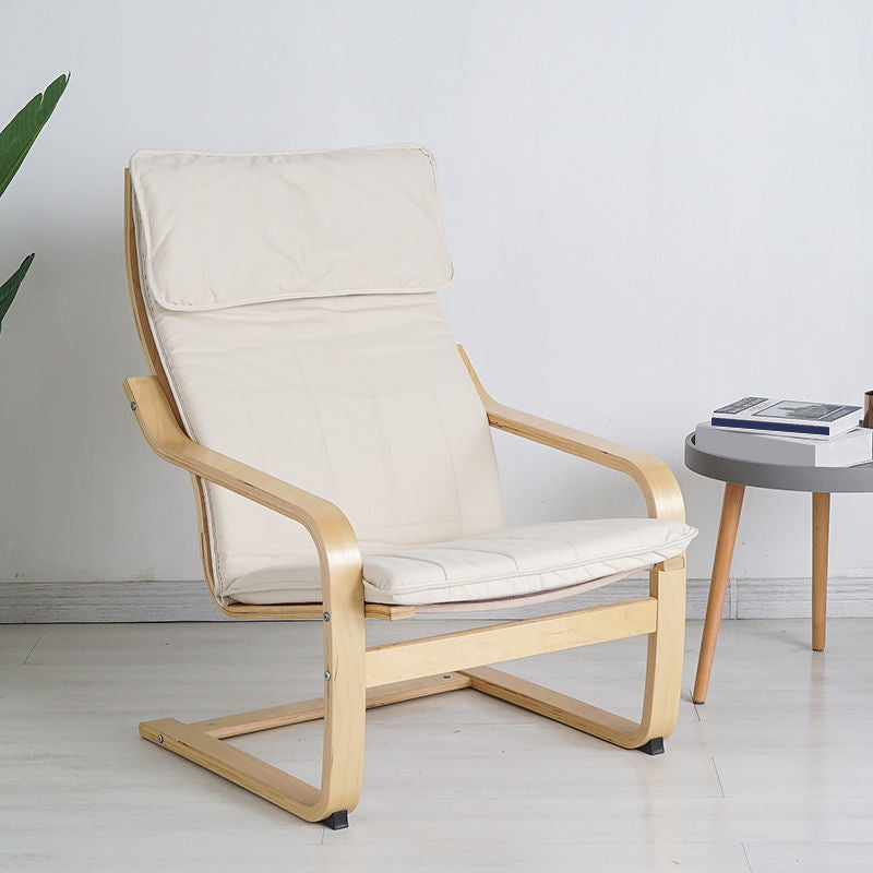 26.77"L x 32.28"W x 38.58"H Modern Cushion Back Sloped Arms  Chair
