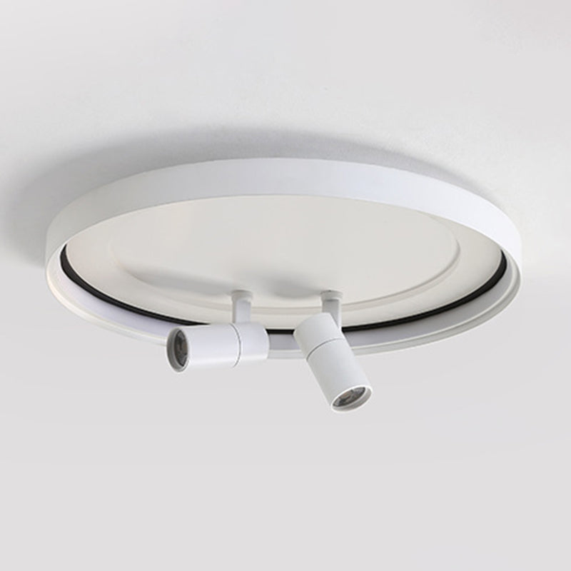 Round Ceiling Mounted Fixture Nordic Style Metal LED Bedroom Ceiling Fixture