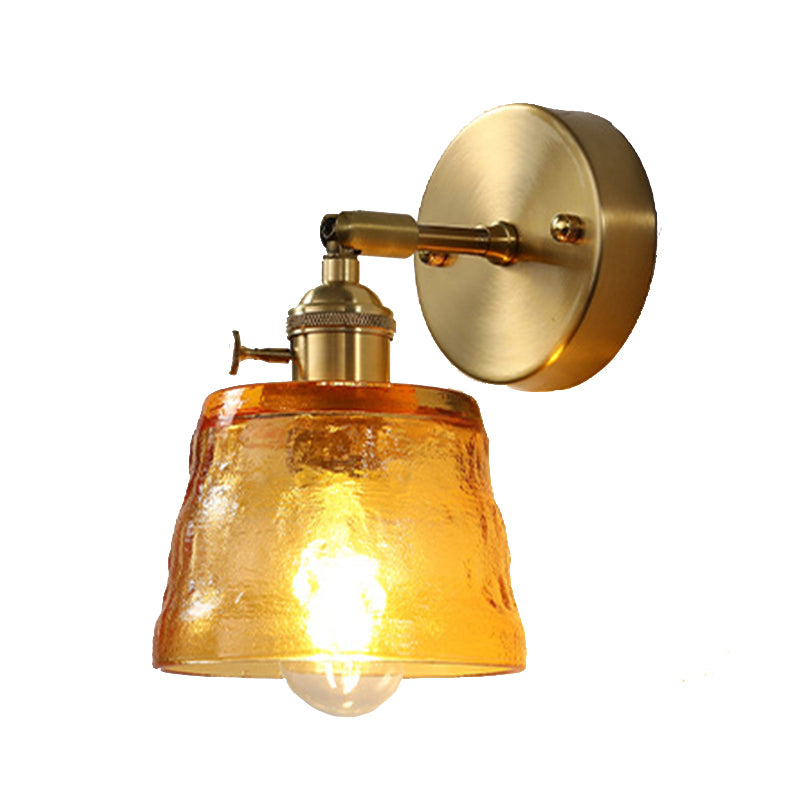 Glass Geometric Wall Sconce Lighting Industrial Style 1 Light Wall Lamps