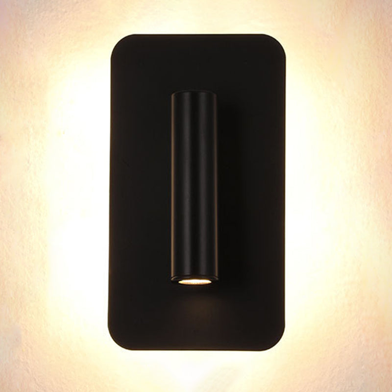Modern Metal Wall Light Geometric 2 Lights Reading Wall Sconce for Living Room