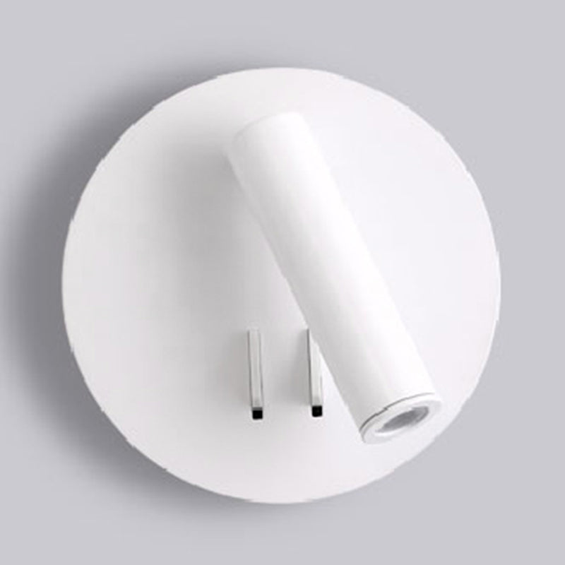 Modern Metal Wall Light Geometric 2 Lights Reading Wall Sconce for Living Room