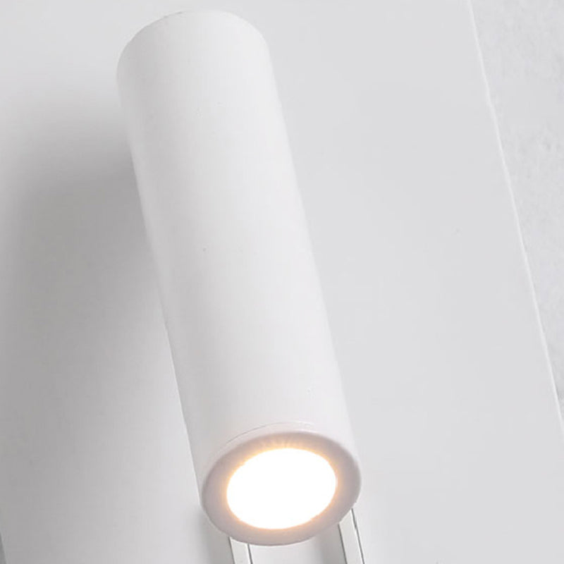 Modern Metal Wall Light Geometric 2 Lights Reading Wall Sconce for Living Room