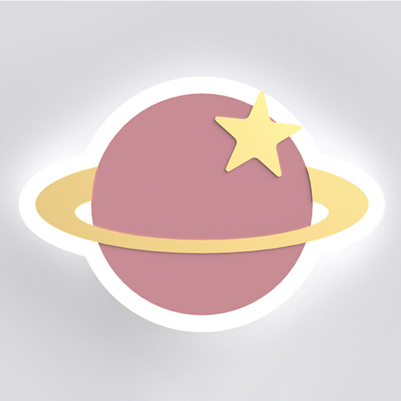 Metal Wall Sconce Lighting Kids Style LED Wall Mounted Lighting