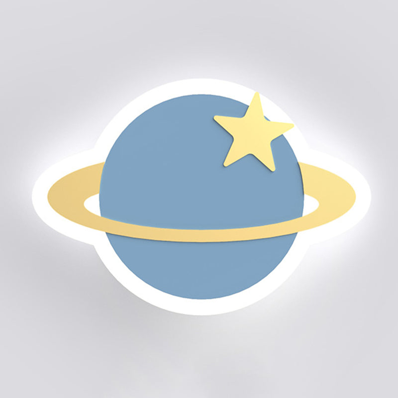 Metal Wall Sconce Lighting Kids Style LED Wall Mounted Lighting