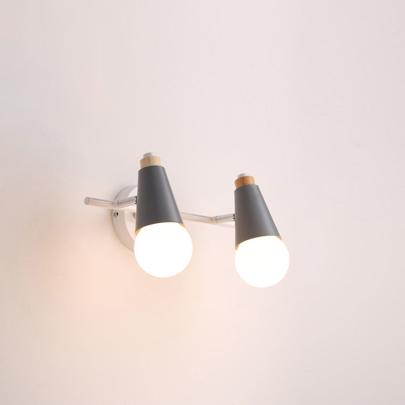 Multi Lights Geometric Wall Lights Modern Style Metal Wall Lighting Fixtures