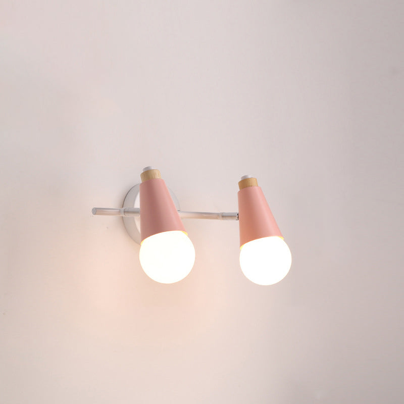 Multi Lights Geometric Wall Lights Modern Style Metal Wall Lighting Fixtures