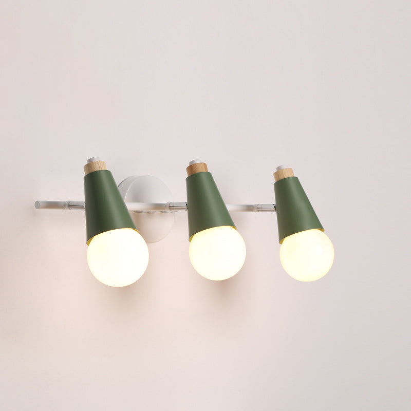 Multi Lights Geometric Wall Lights Modern Style Metal Wall Lighting Fixtures