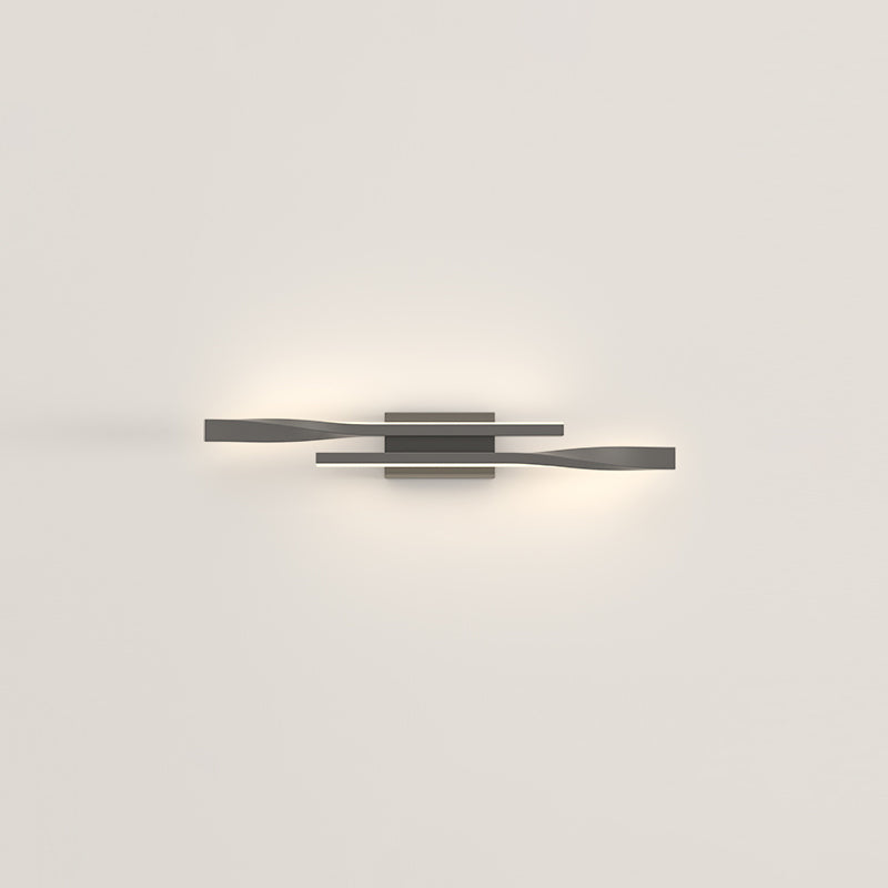 Contemporary Metal Wall Light Straight LED Wall Sconce for Living Room