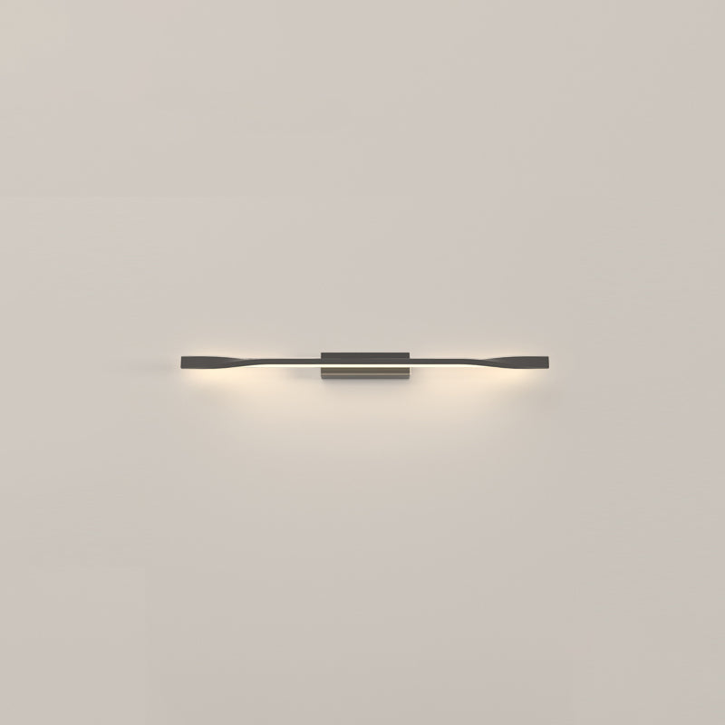 Contemporary Metal Wall Light Straight LED Wall Sconce for Living Room