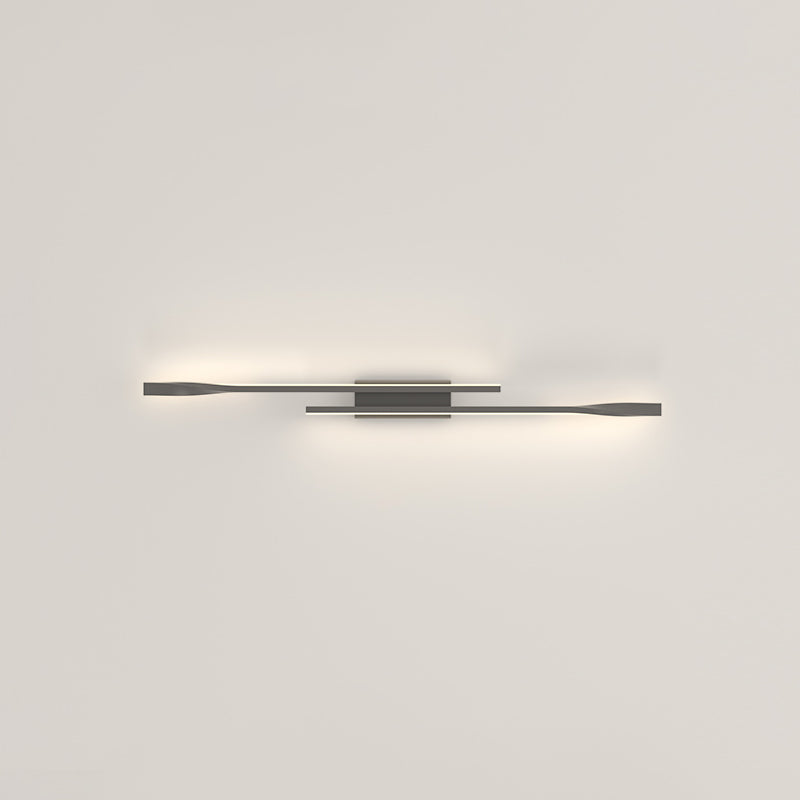 Contemporary Metal Wall Light Straight LED Wall Sconce for Living Room