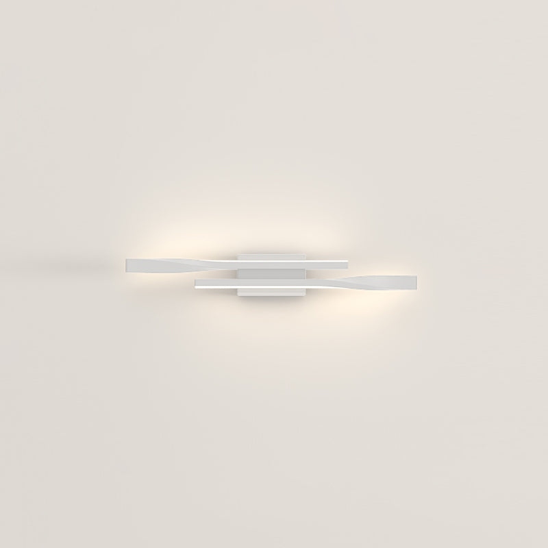 Contemporary Metal Wall Light Straight LED Wall Sconce for Living Room