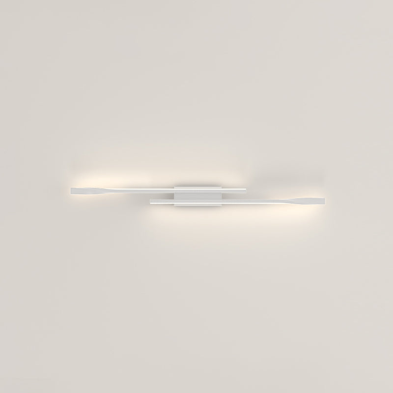 Contemporary Metal Wall Light Straight LED Wall Sconce for Living Room