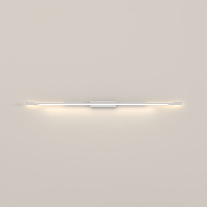 Contemporary Metal Wall Light Straight LED Wall Sconce for Living Room