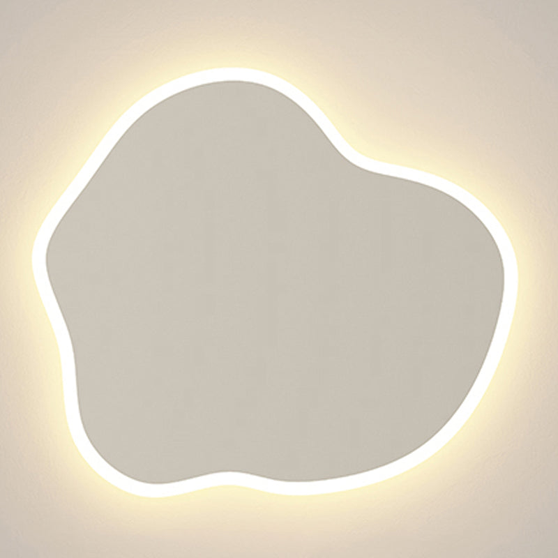 1-Light Wall Mount Light Modern Style LED Wall Sconce Light with Acrylic Shade for Bedroom