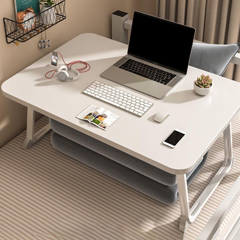 Modern Solid Wood Office Desk in Folding Rectangular Writing Desk for Home