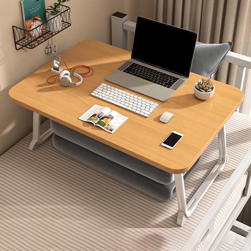 Modern Solid Wood Office Desk in Folding Rectangular Writing Desk for Home