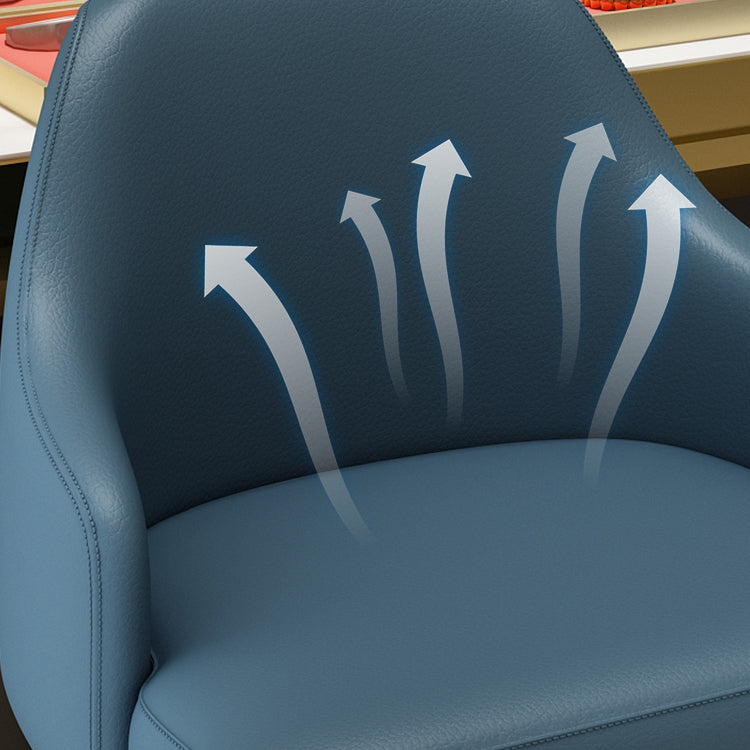 Nordic Glam Bar-stool PU Leather Counter Bar Stool with Metal Legs