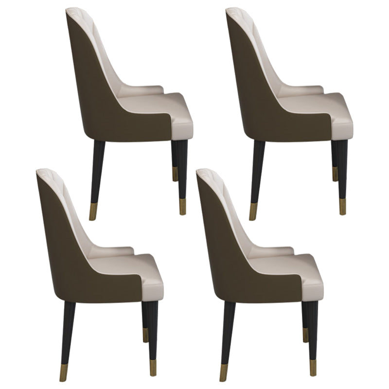 Glam Rectangle Dining Table Set 1/4/5/6/7 Pieces Dinette Set with White Stone Top