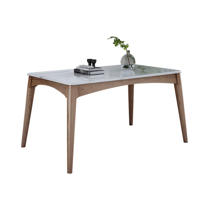 Midcentury Style Dining Room Collection Marble 4 Legs Dining Site Table